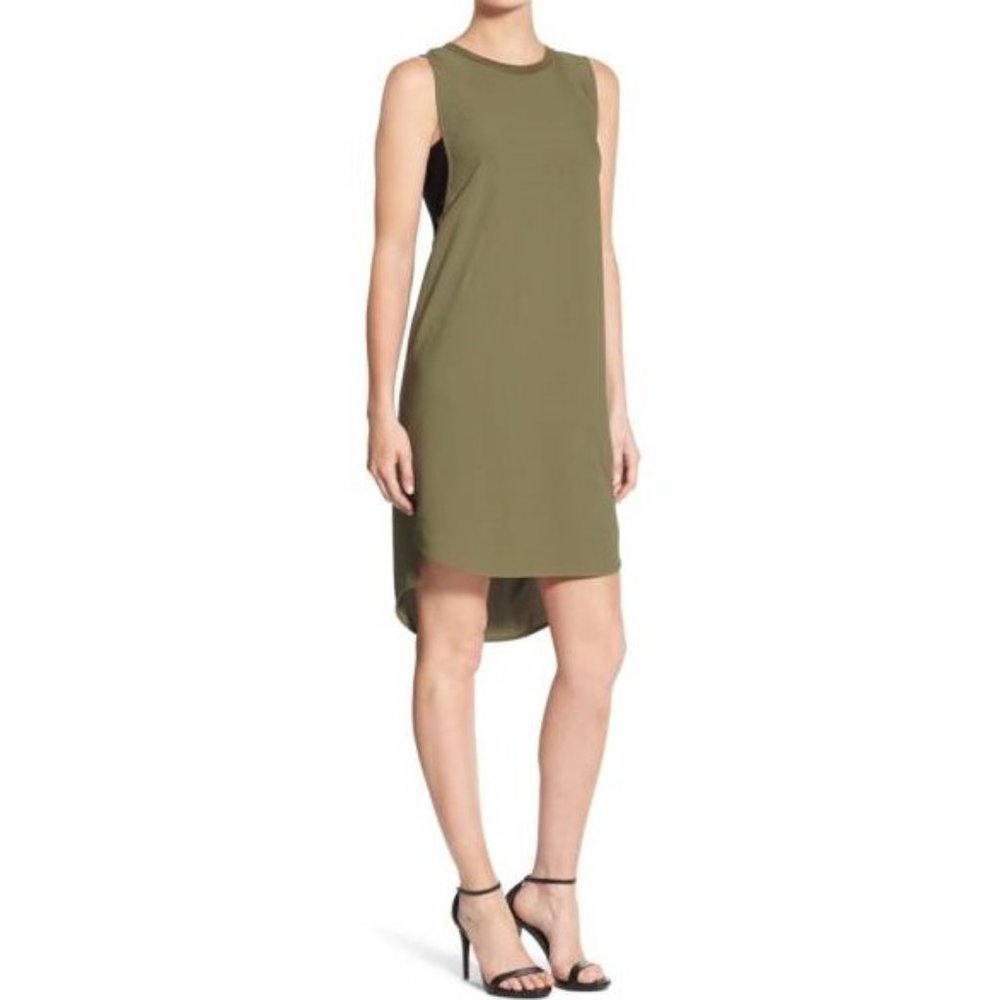 Trouvé Banded High/Low Shift Dress in XS